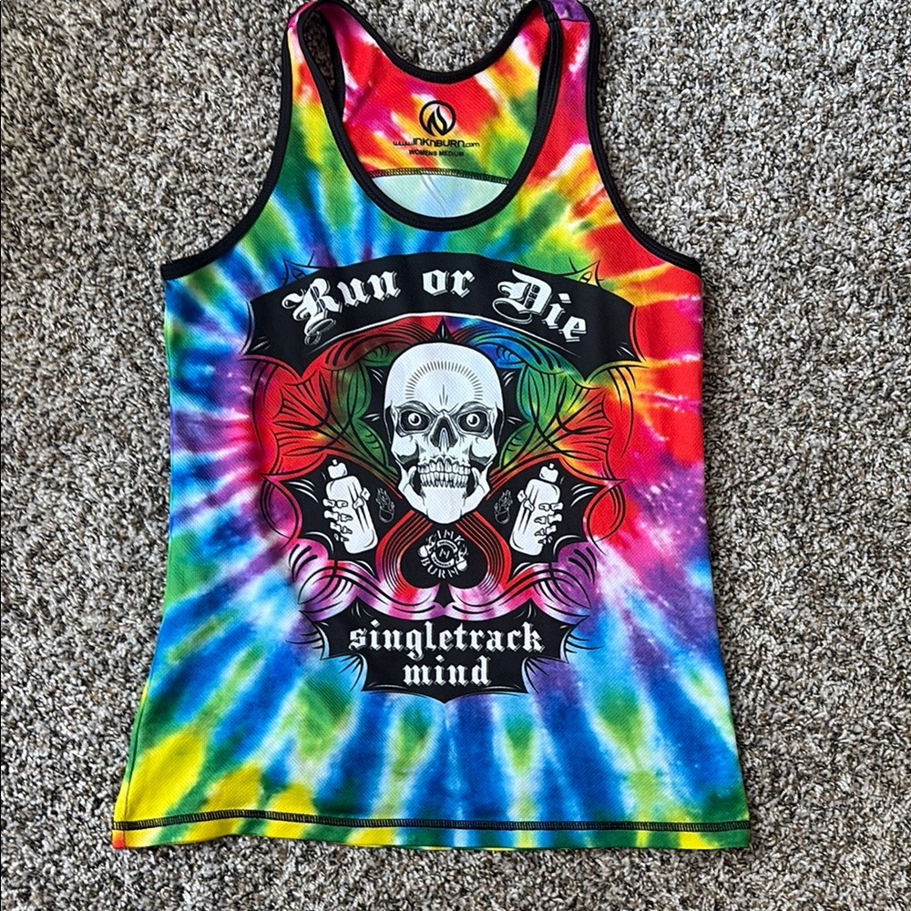 Ink n burn Colorful Tie-Dye Tank Top